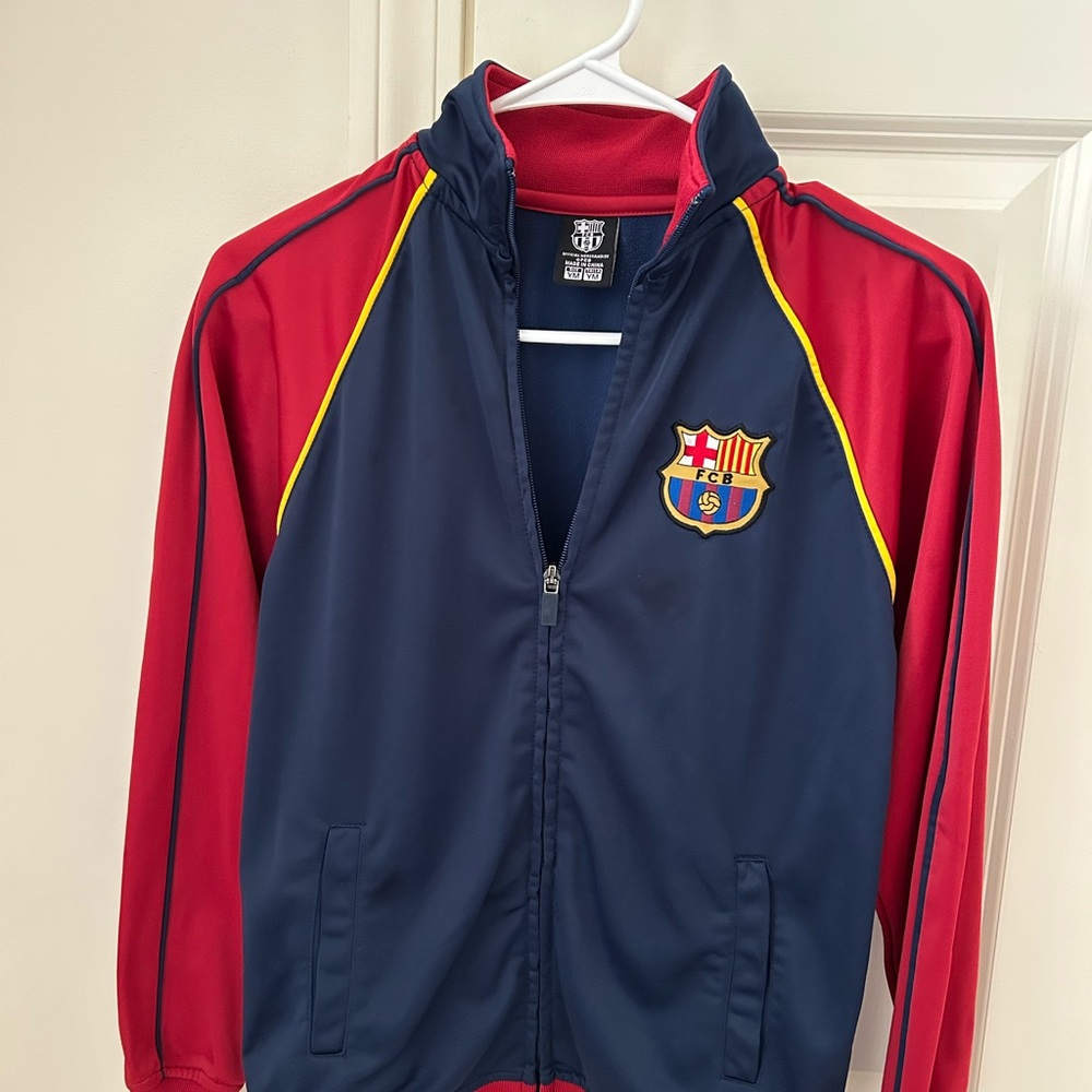 Kids FC Barcelona Red and Blue Jacket